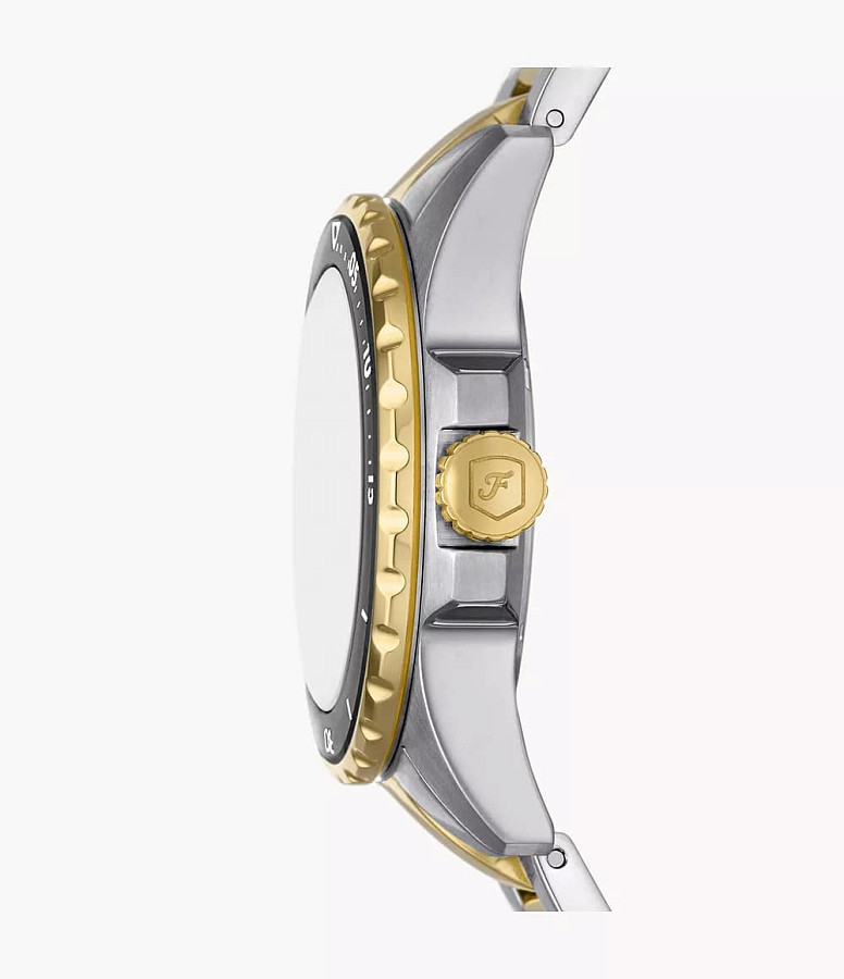 Часы Fossil Blue Dive ES5349 — кварцевые, металл сталь