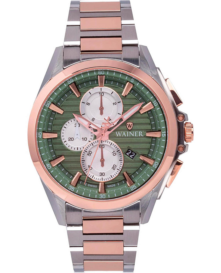 Часы Wainer Classic WA.19401-E — мужские, зеленый