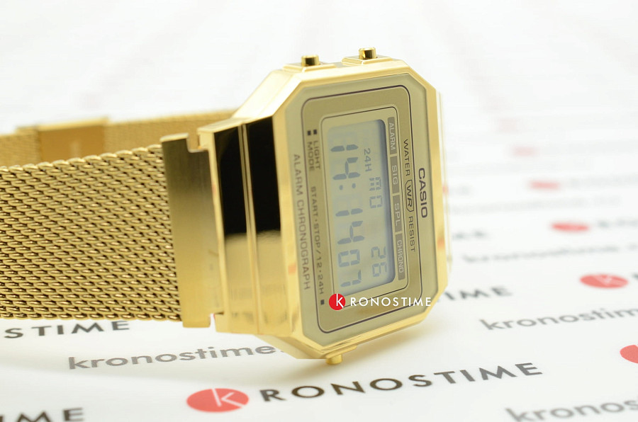 Часы Casio Collection A700WEMG-9A — мужские, золотистый