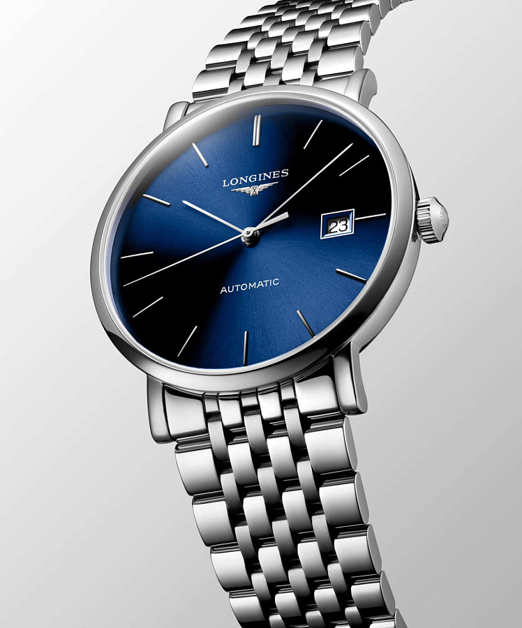 Часы Longines Elegance Elegant Collection 39 mm L4.910.4.90.6 — нержавеющая сталь, мужские
