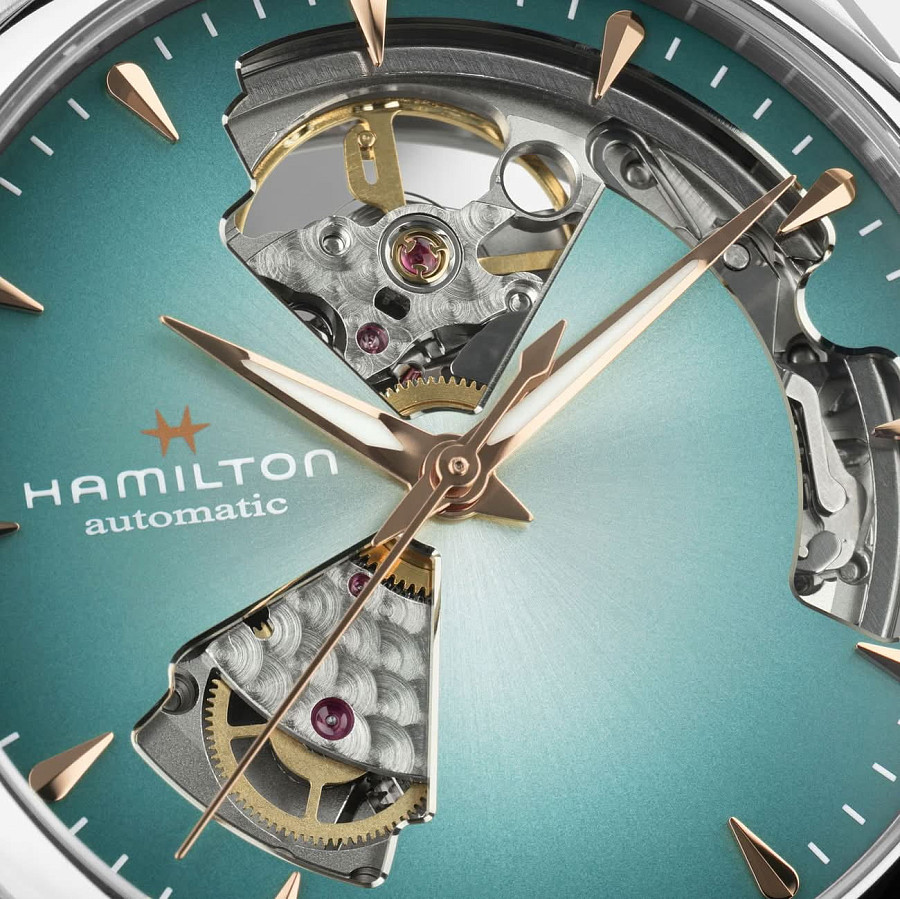 Часы Hamilton Jazzmaster Open Heart Auto H32675141 — нержавеющая сталь, мужские