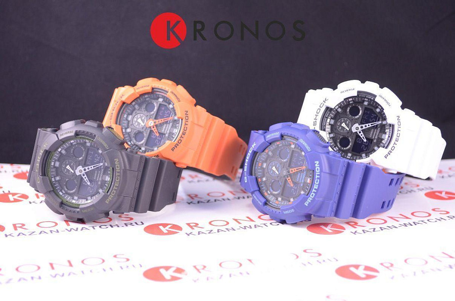 Часы Casio G-Shock GA-100L-7A — артикул GA-100L-7A