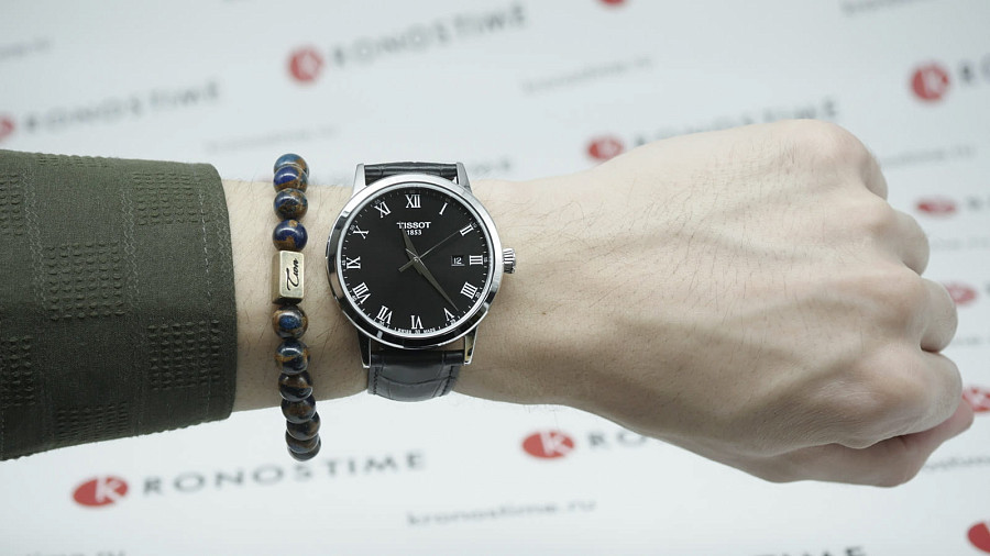 Часы Tissot Classic Dream T129.410.16.053.00 — сталь металл, кожаный