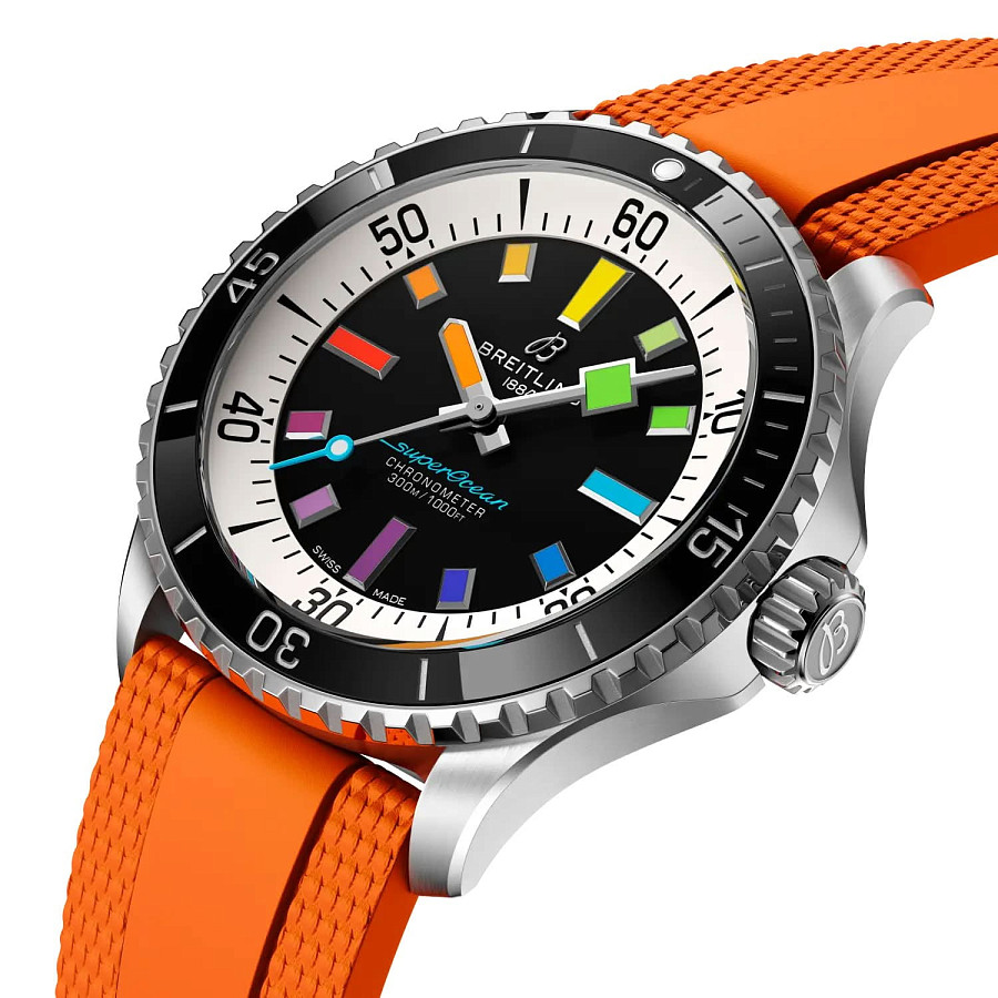 Часы Breitling Superocean Automatic 42 A17375211B2S3 — механические, сталь металл