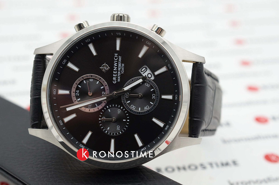 Часы Greenwich Navigator GW 053.11.31 — кварцевые, сталь металл