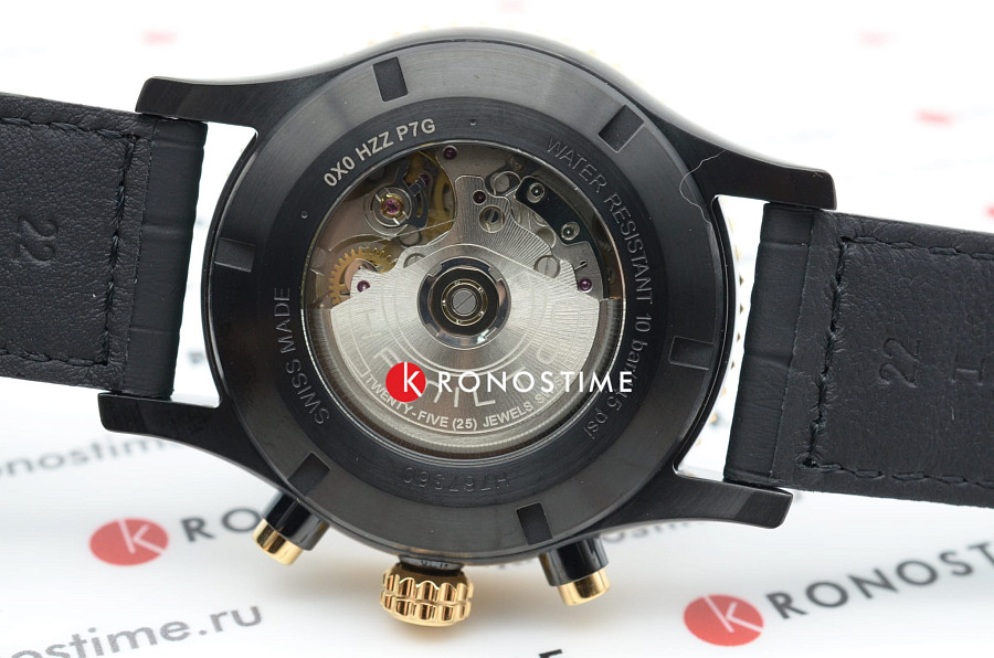Часы Hamilton Khaki Aviation Converter Auto Chrono H76736730 — мужские, черный