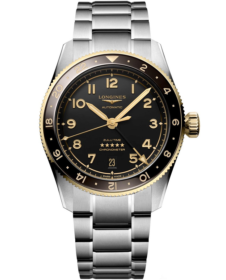 Часы Longines Spirit L3.802.5.53.6 — мужские, черный