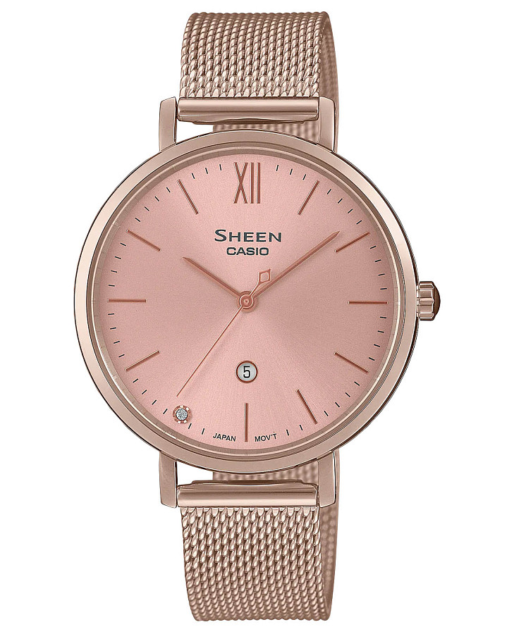 Часы Casio Sheen SHE-4539CM-4A — женские, розовый