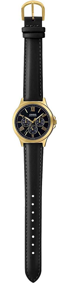 Часы Casio MTP-V300GL-1A — кожаный, мужские