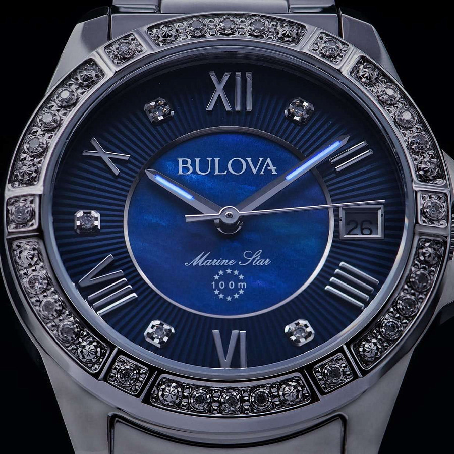 Часы Bulova Marine Star 96R215 — США, кварцевые