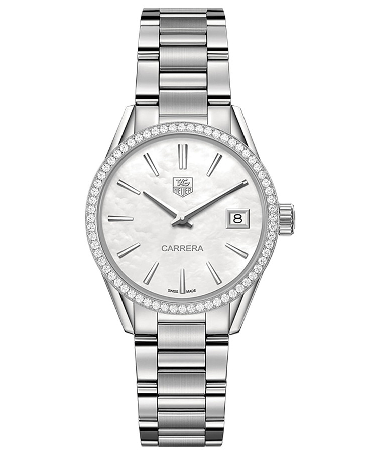 Часы TAG Heuer Carrera WAR1315.BA0778 — женские, перламутровый