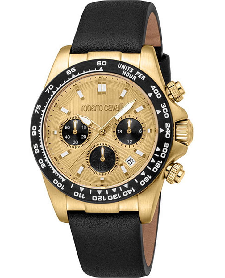 Часы Roberto Cavalli RC5G135L0035 — мужские, золотистый