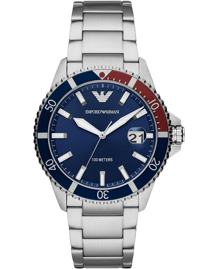 Часы Emporio Armani Diver AR11339 — мужские, синий