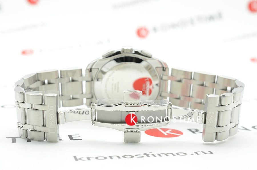 Часы Tissot Couturier GMT T035.439.11.051.00 — мужские, нержавеющая сталь