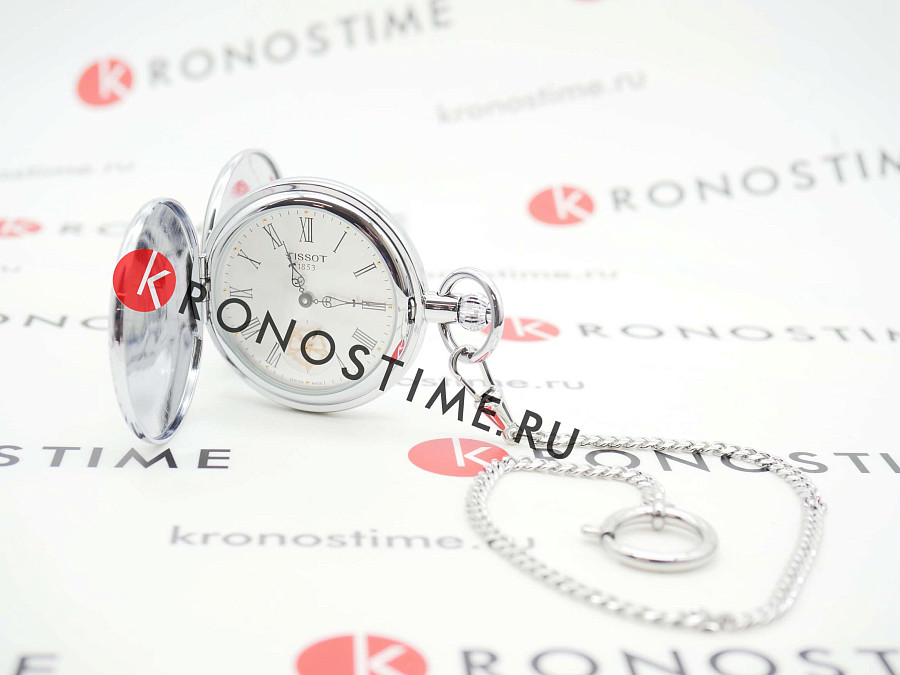 Часы Tissot Double Savonnette Mechanical T865.405.99.038.00 — серебристый, латунь