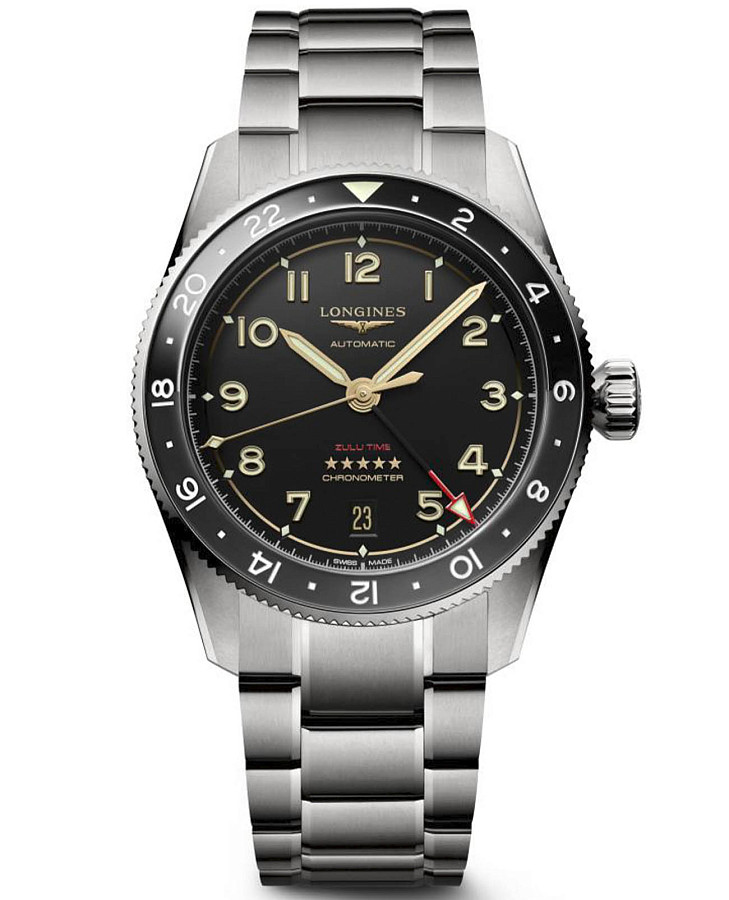 Часы Longines Spirit l3.802.1.53.6 — мужские, черный