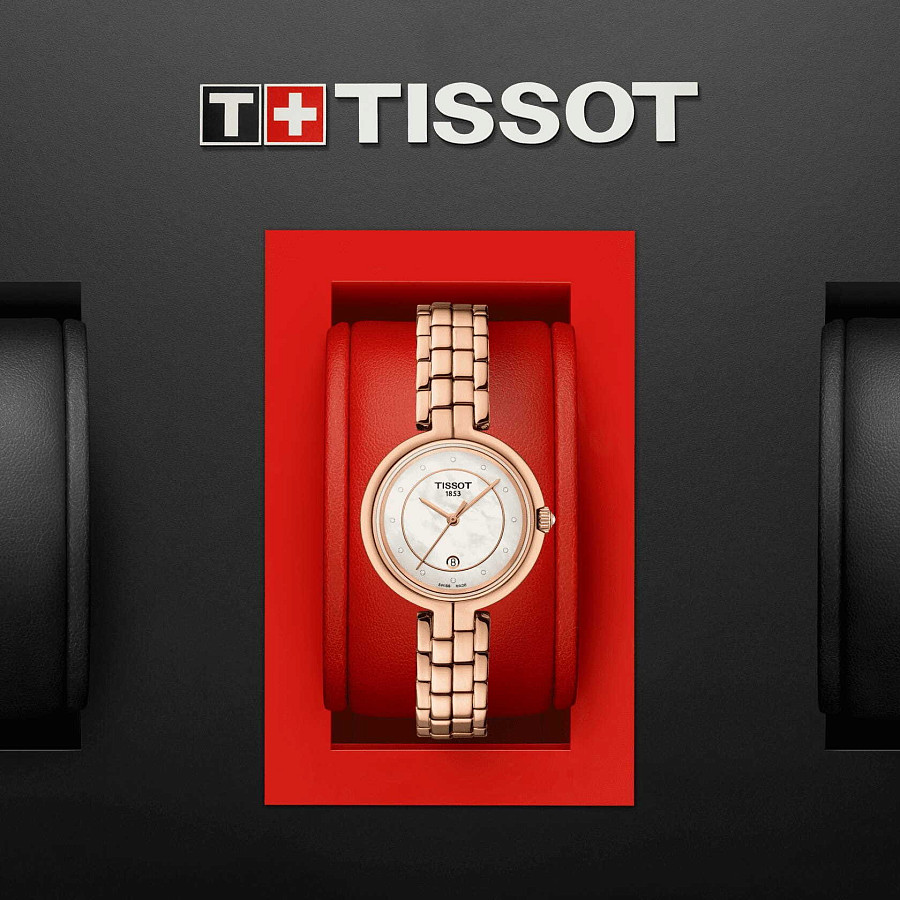 Часы Tissot Flamingo T094.210.33.116.02 — металл сталь, Швейцария