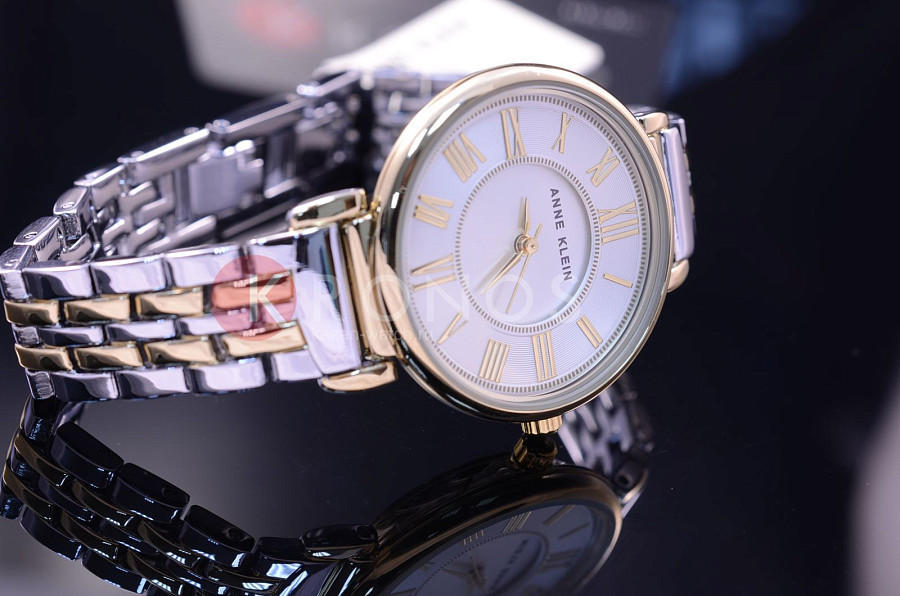 Часы Anne Klein Daily 2159SVTT — кварцевые, металл