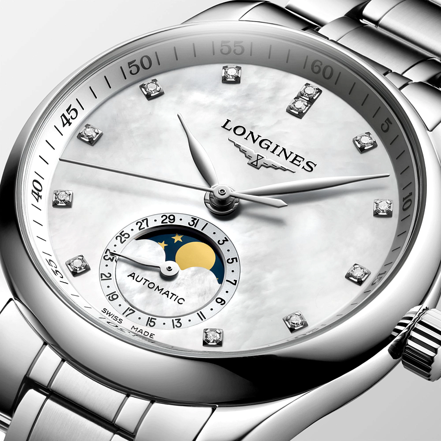 Часы Longines Master Collection L2.409.4.87.6 — женские, нержавеющая сталь