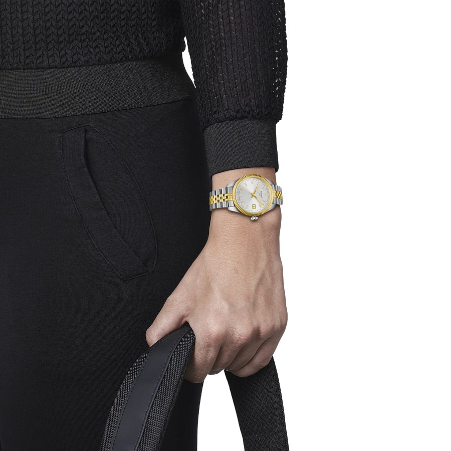 Часы Tissot Ballade 34mm T156.210.22.031.00 — женские, двухцветный