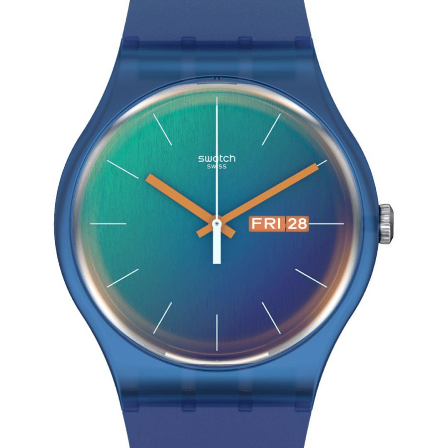 Часы Swatch New Gent Biosourced SO29N708 — кварцевые, пластик