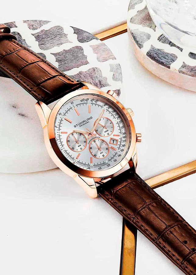 Часы Stuhrling Rialto 3975L.6 — сталь металл, США