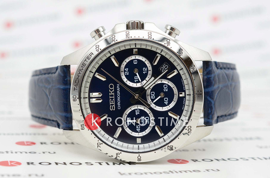 Часы Seiko Spirit Chronograph SBTR019 — кварцевые, сталь металл