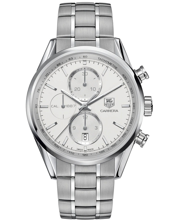 Часы TAG Heuer Carrera CAR2111.BA0724 — мужские, белый