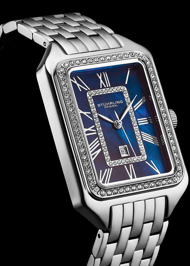 Часы Stuhrling Lustra 4061.2 — сталь металл, США