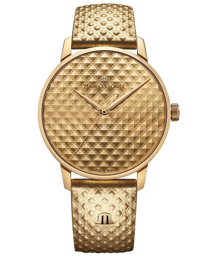 Часы Maurice Lacroix Eliros Date Sunshine EL1118-PVY01-090-9 — женские, золотой