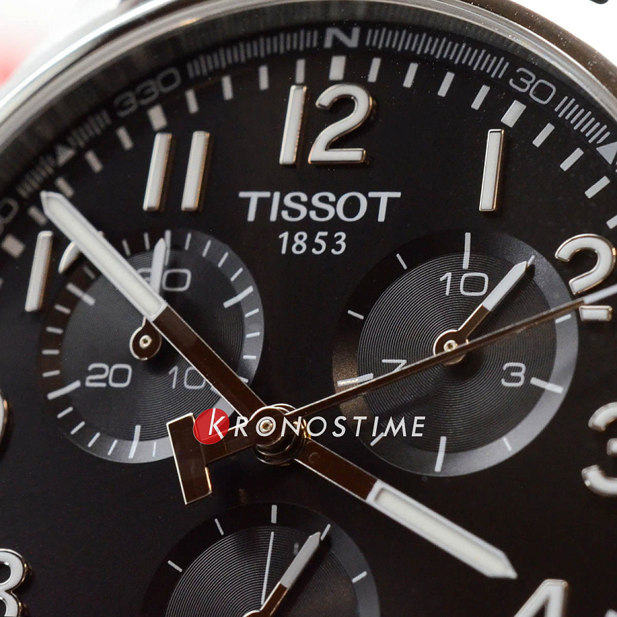 Часы Tissot Chrono L 42mm T116.417.16.052.00 — мужские, кожаный