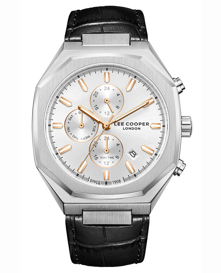 Часы Lee Cooper LC08168.331 — мужские, серебристый