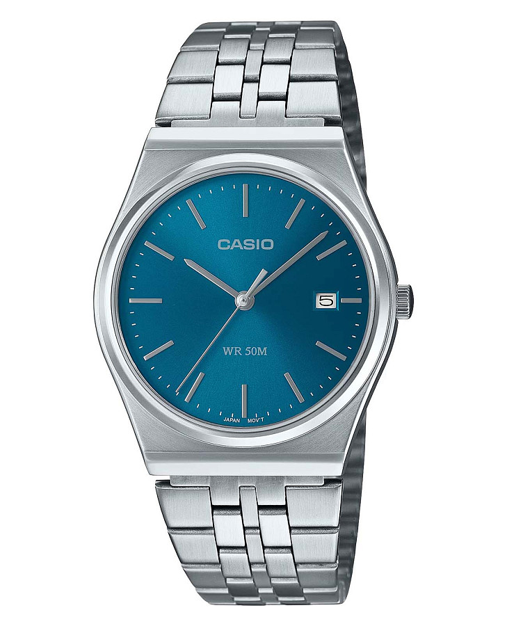 Часы Casio Collection MTP-B145D-2A2 — мужские, бирюзовый