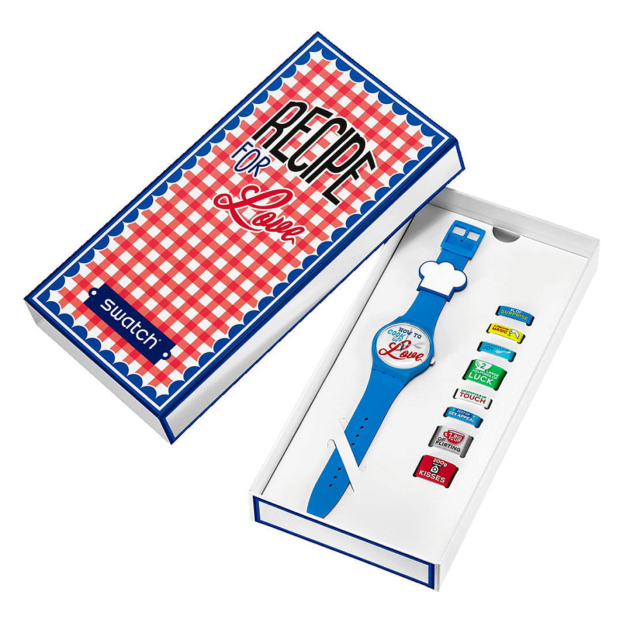 Часы Swatch New Gent SUOZ353 — силикон, женские