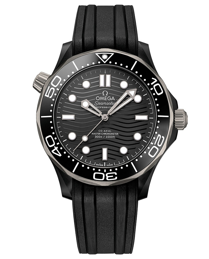 Часы Omega Seamaster Diver 300M 210.92.44.20.01.001 — мужские, черный