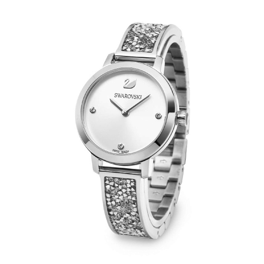 Часы Swarovski Cosmic Rock 5376080 — кварцевые, металл сталь