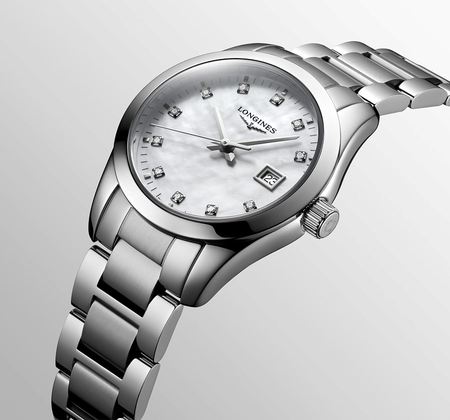 Часы Longines Conquest Classic L2.286.4.87.6 — нержавеющая сталь, женские