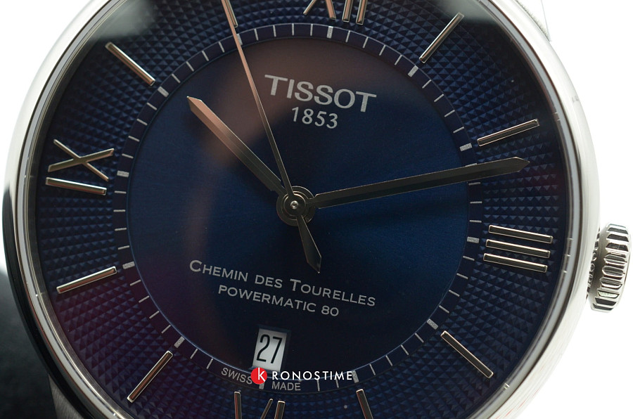 Часы Tissot Chemin des Tourelles Powermatic 80 T099.407.11.048.00 — нержавеющая сталь, мужские