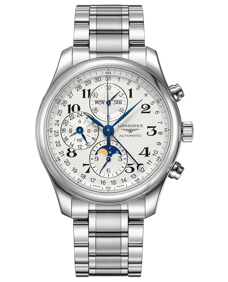 Часы Longines Master Collection L2.773.4.78.6 — мужские, серебристый