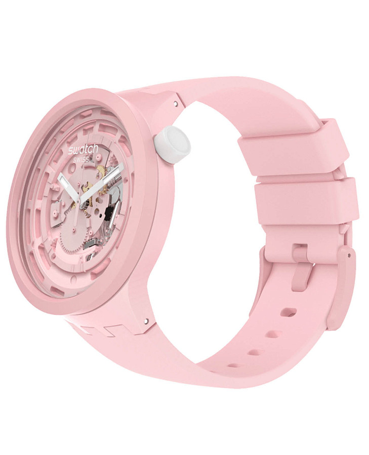 Часы Swatch Big Bold Bioceramic Lacquered SB03P100 — силикон, мужские