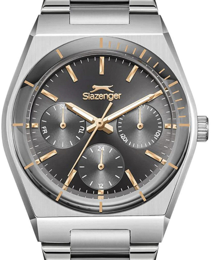 Часы Slazenger SL.09.2467.4.05 — кварцевые, суперметалл металл