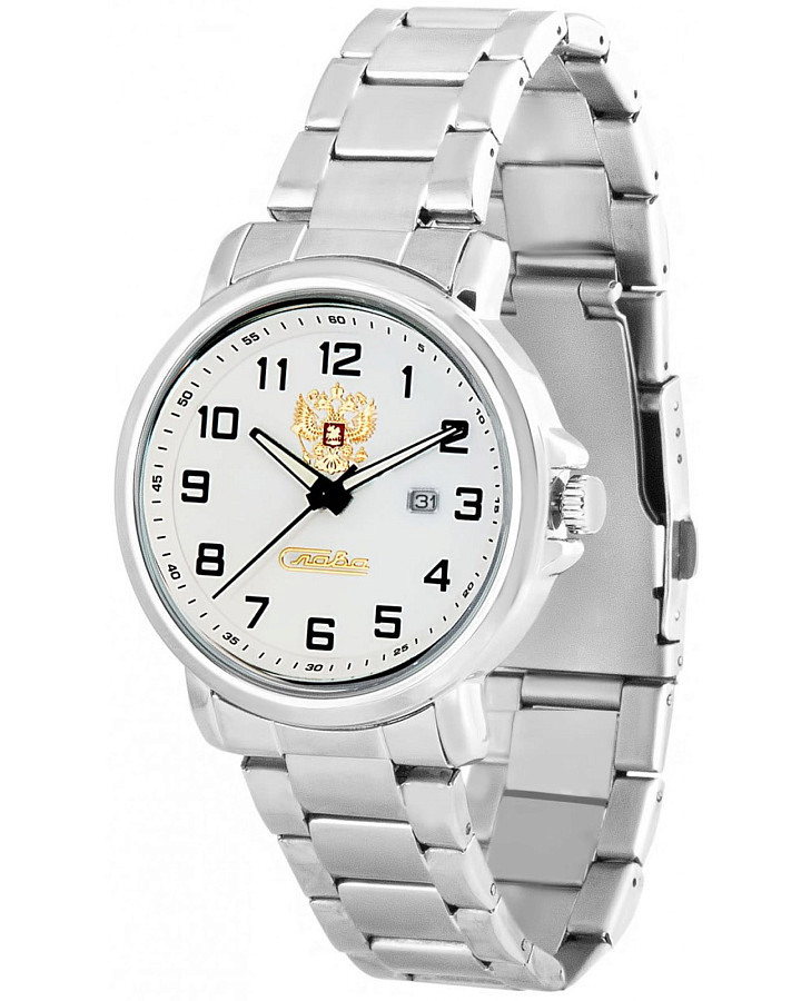 Часы Слава Традиция 2351461/100-2115 — мужские, белый