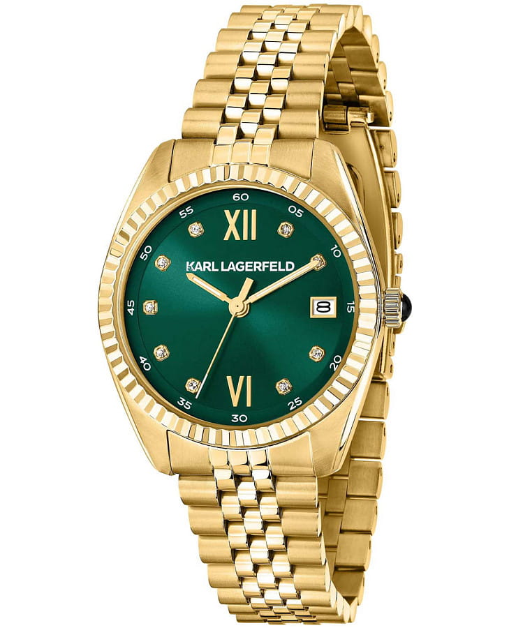 Часы Karl Lagerfeld Timeless Code R0553108502 — женские, зеленый