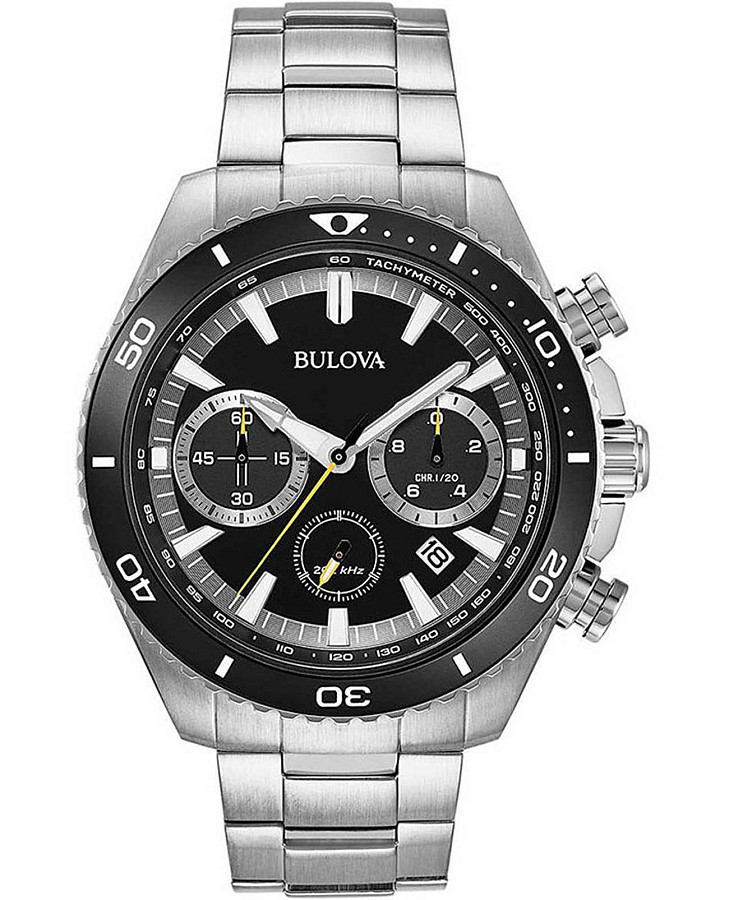 Часы Bulova High Frequency Quartz 98B298 — мужские, черный