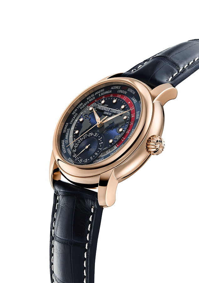 Часы Frederique Constant Worldtimer Manufacture FC-718NRWM4H9 — металл сталь, Швейцария