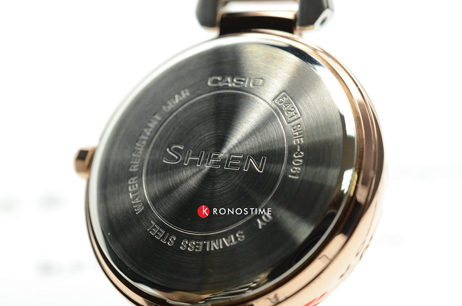 Часы Casio Sheen SHE-3061SPG-7BUER — Япония, кварцевые