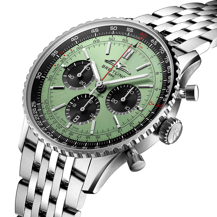 Часы Breitling Navitimer B01 Chronograph 43 AB0138241L1A1 — Швейцария, механические