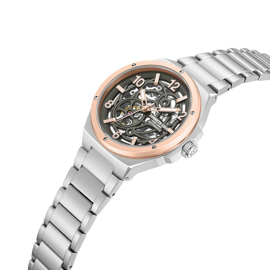Часы Kenneth Cole Automatic KCWGY0046303 — мужские, серебристый