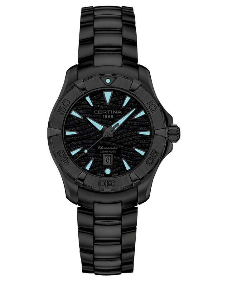 Часы Certina DS Action Lady C032.251.11.041.09 — кварцевые, металл сталь
