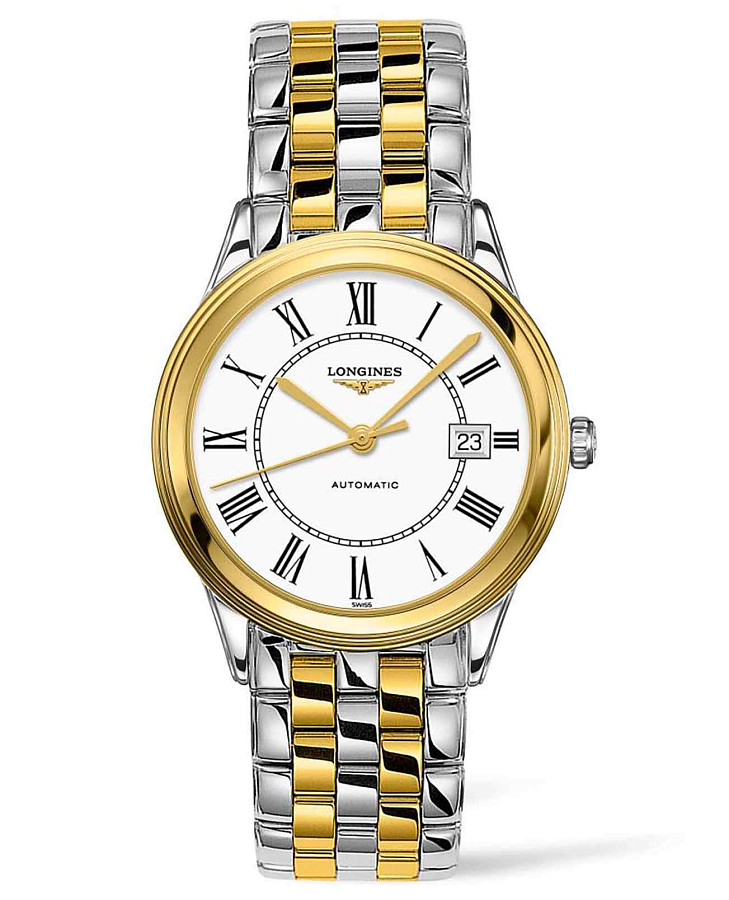 Часы Longines Flagship L4.974.3.21.7 — женские, белый